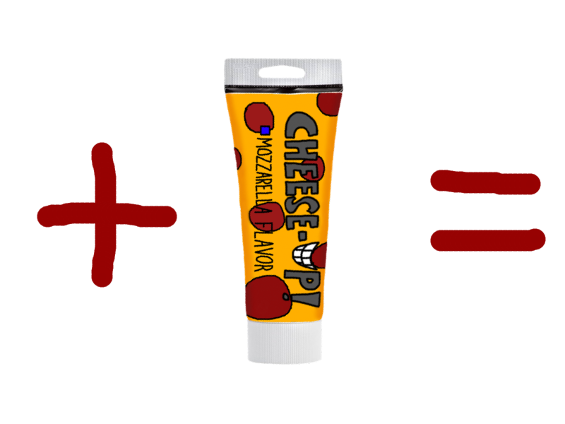 A tube of Cheese-Up